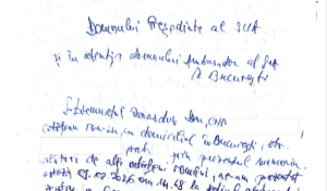 Un protest manifest semnat de col. Doru Paraschiv a fost transmis Ambasadei SUA la București.